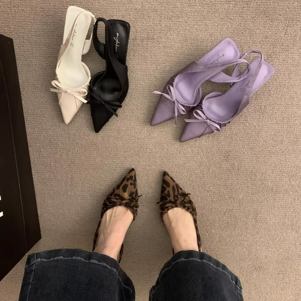 Women'S Fashion Spring Summer 2026 - Yazlık Sivri Burunlu Kadın Yüksek Topuklu