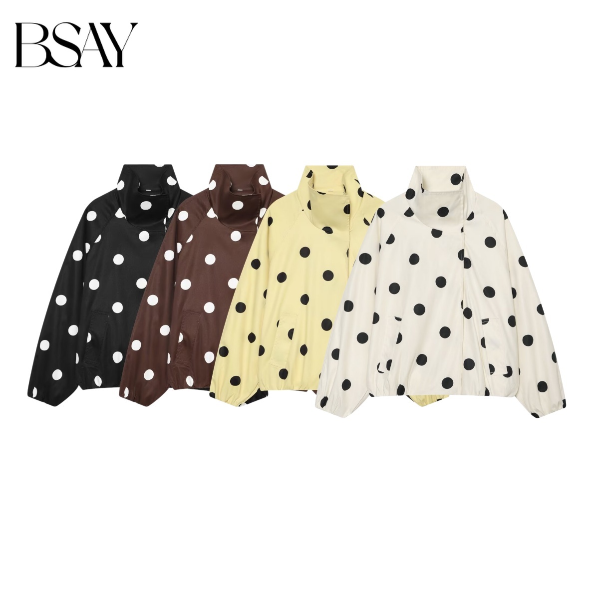 Women'S Fashion Bomber Jacket - BSAY 2026 Yeni Kadın Modası Çok