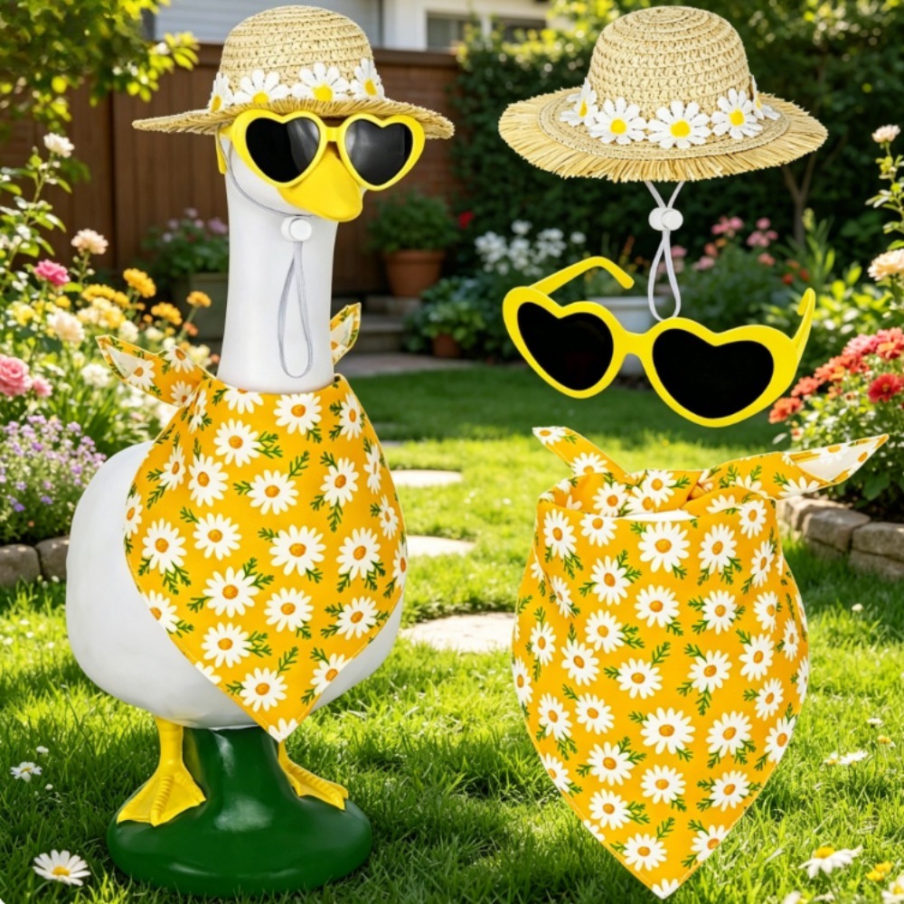Straw Hat Summer - Lawn Goose Yaz Aksesuarları Hasır Şapka