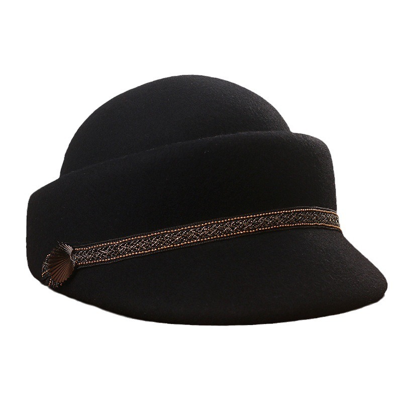 Women'S Fashion Hats - Moda Kadın Erkek Denizci Siyah Bayanlar