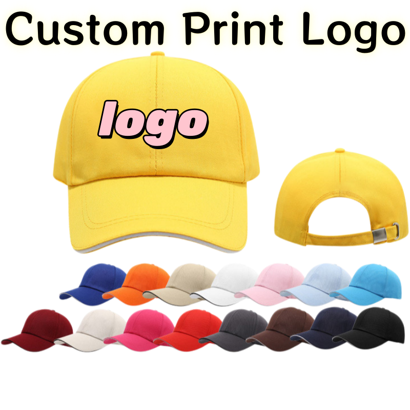 Women'S Fashion Hats - Özel Baskılı Logolu Saf Pamuk Metal