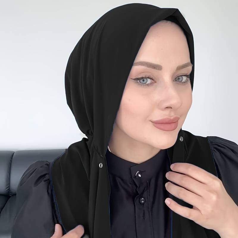 Women'S Fashion Hats - Müslüman modası sade düz renkli eşarp