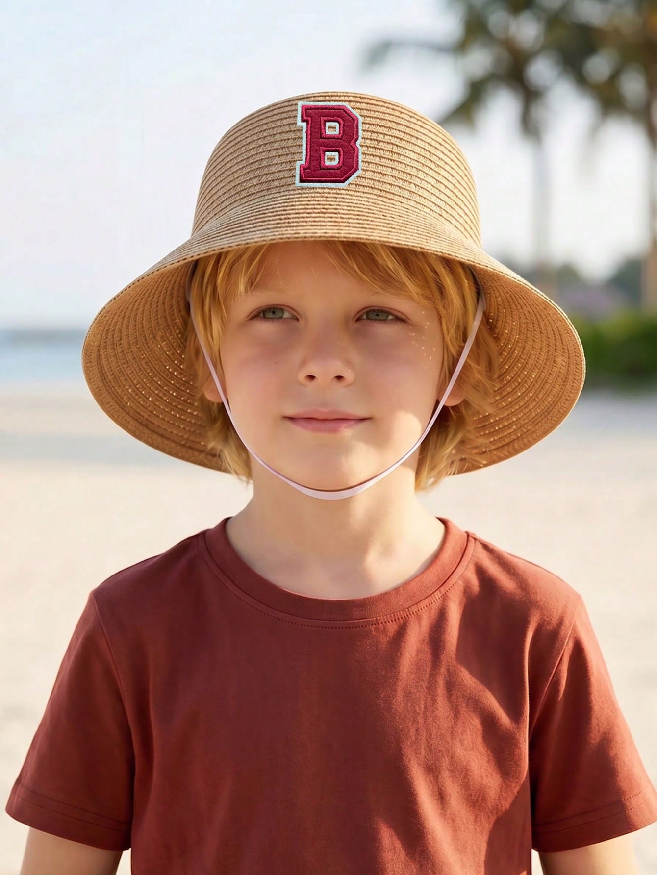 1 adet 3-8Y erkek kahve yay ha - Straw Hat Summer incelemesi ve fiyatı