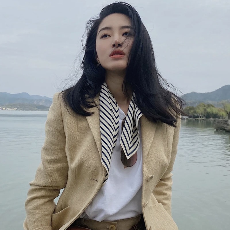Şerit baskı 100% ipek boyun ka - Women'S Fashion Hats incelemesi ve fiyatı