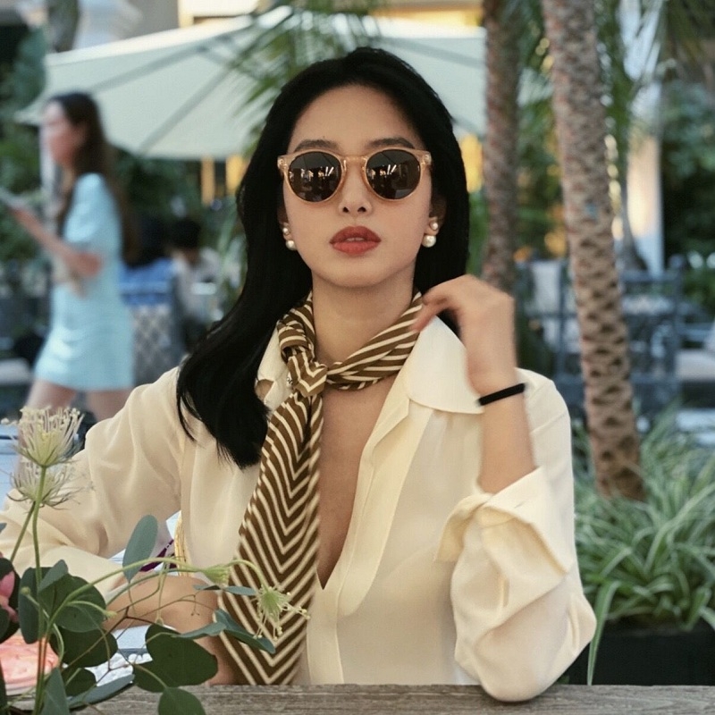 Şerit baskı 100% ipek boyun ka - Women'S Fashion Hats incelemesi ve fiyatı