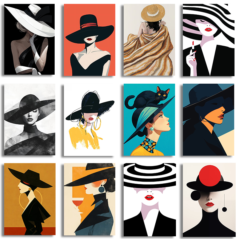 1 adet çerçevesiz tuval Moda G - Women'S Fashion Hats incelemesi ve fiyatı