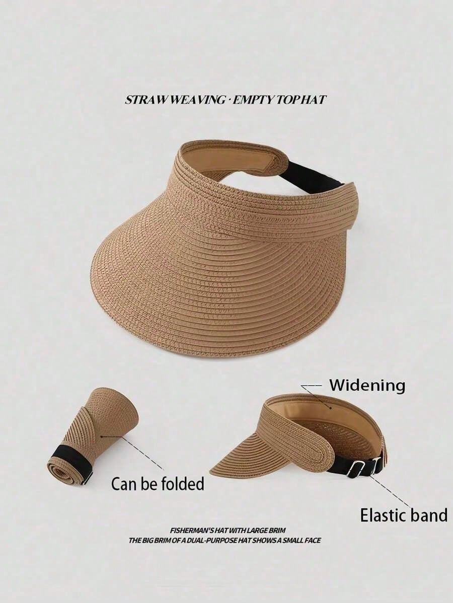 1 adet moda hasır siperlikli ş - Straw Hat Summer incelemesi ve fiyatı