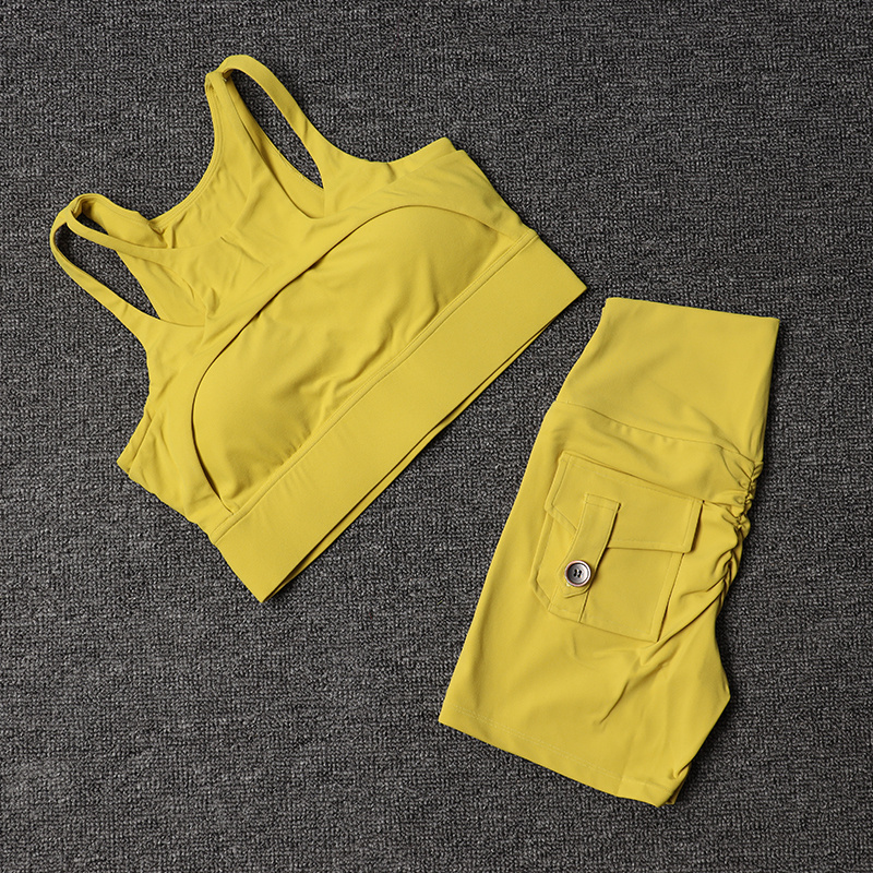 Fitness şortu Yoga setleri kad - Women'S Fashion Leggings incelemesi ve fiyatı