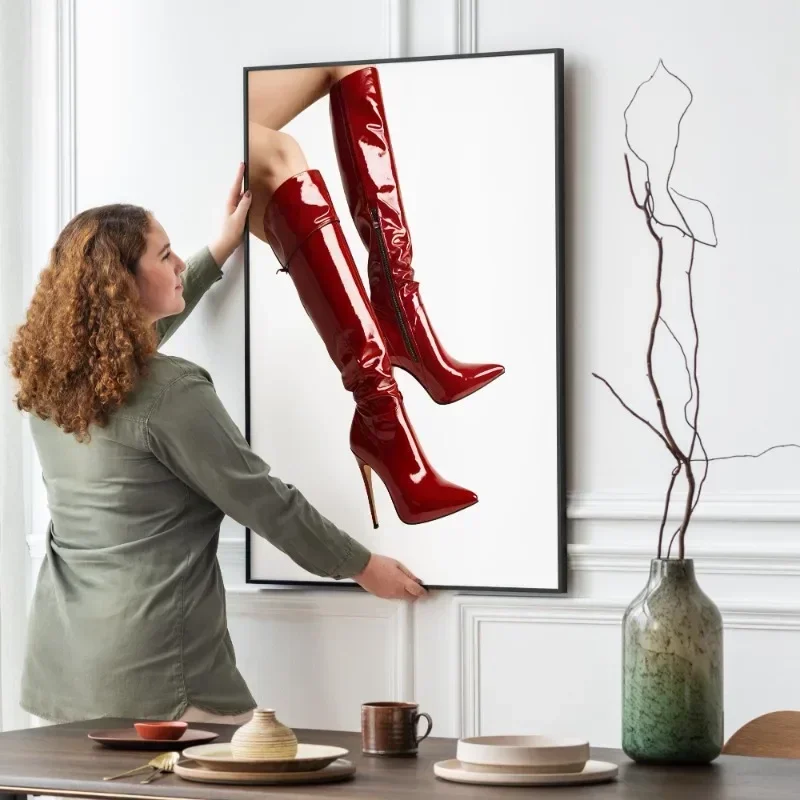 Kırmızı Çizmeler Seksi Kadın P - Women'S Fashion Magazine incelemesi ve fiyatı