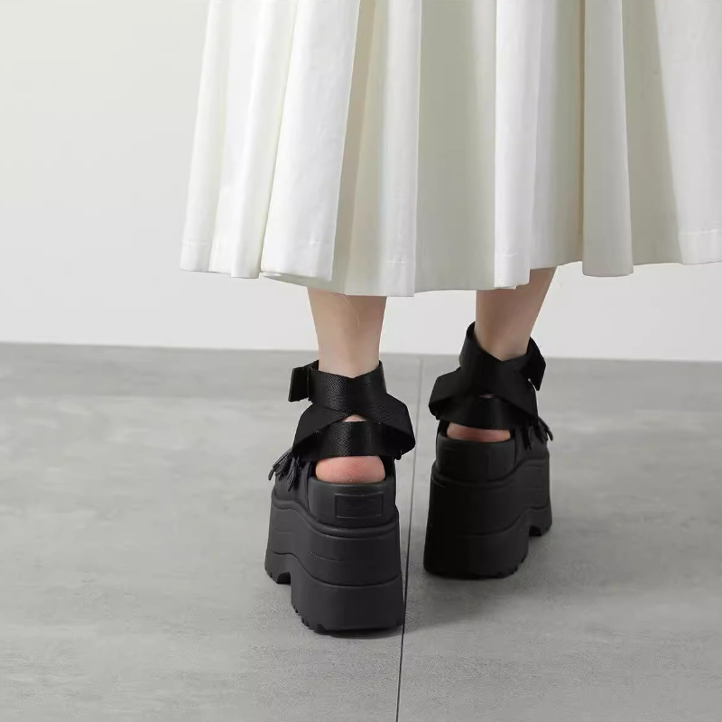 Kadın Yazlık Yüksek Topuklu Sa - Women'S Fashion Velcro Sneakers incelemesi ve fiyatı