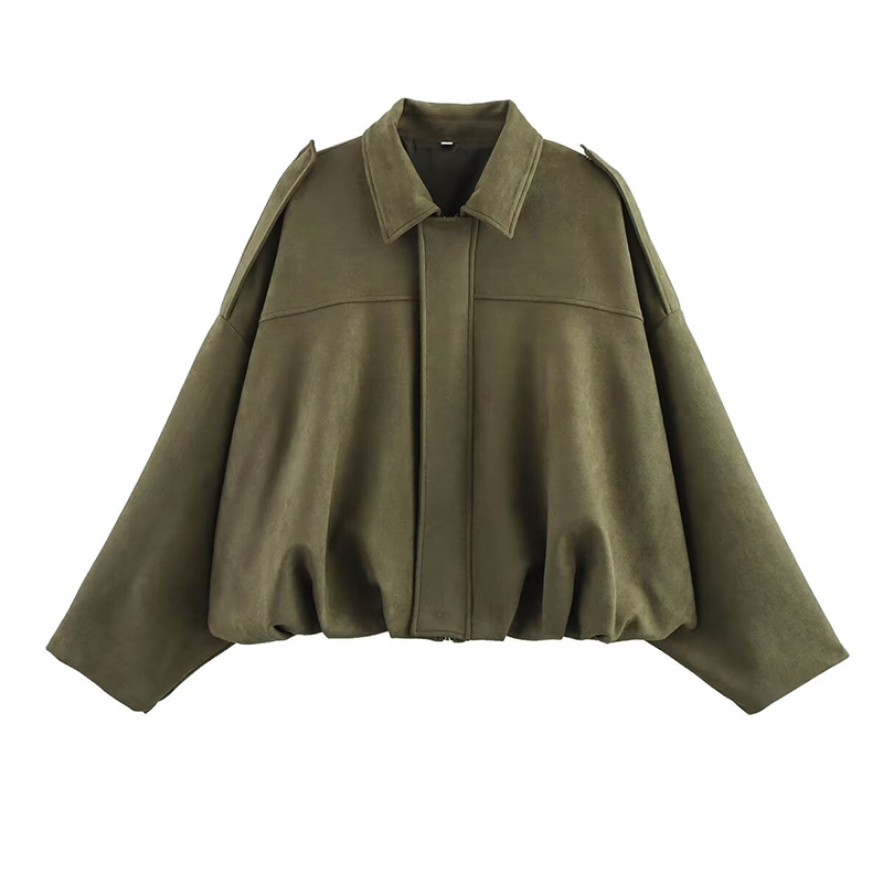 YENKYE Yeni 2025 Kadın Süet Do - Women'S Fashion Bomber Jacket incelemesi ve fiyatı
