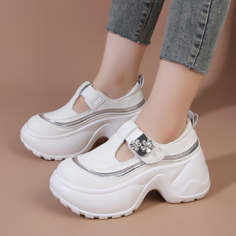 Moda Glitter Dekorasyon Rahat  - Women'S Fashion Velcro Sneakers incelemesi ve fiyatı