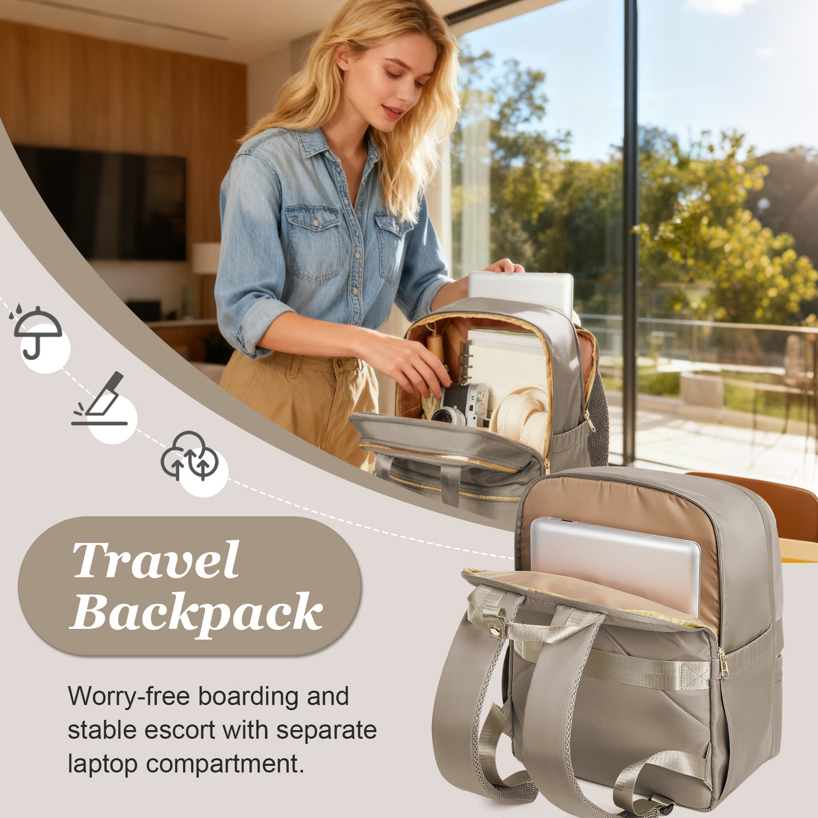 Ryanair 40x30x20 Kadınlar için - Women'S Fashion Backpack incelemesi ve fiyatı