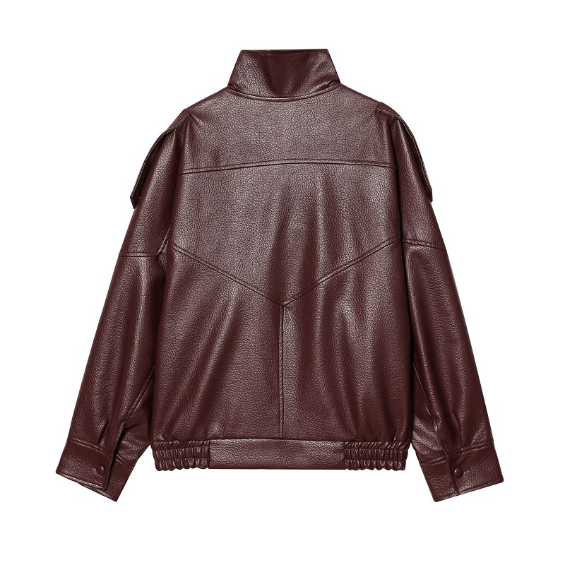 MUJER Kadınlar için Suni Deri  - Women'S Fashion Bomber Jacket incelemesi ve fiyatı
