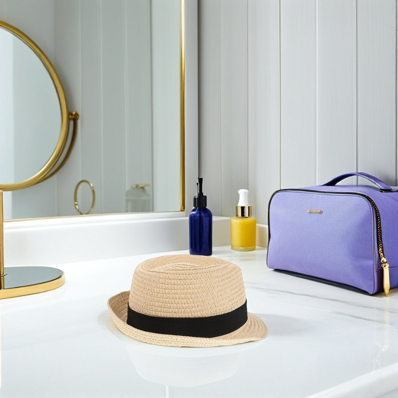 Çocuk Yaz Hasır Şapkası Erkek  - Straw Hat Summer incelemesi ve fiyatı