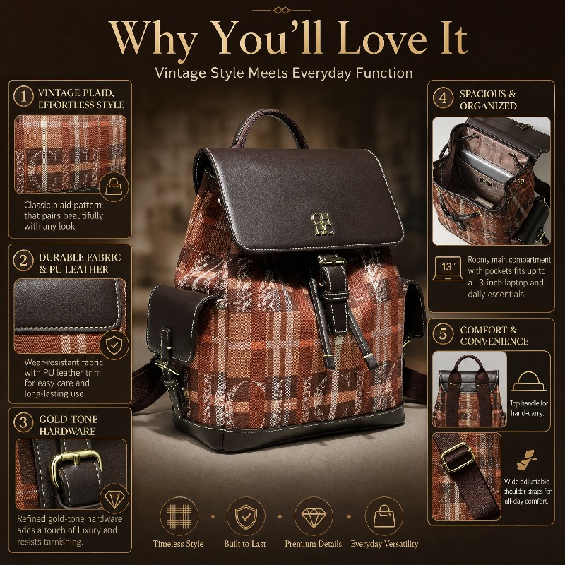 CHHC Moda Renk Bloklu Sırt Çan - Women'S Fashion Backpack incelemesi ve fiyatı