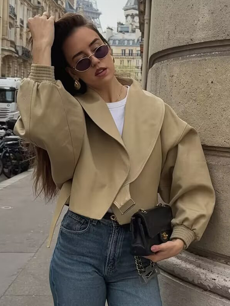 TFMLN Zarif Yaka Bombacı Ceket - Women'S Fashion Bomber Jacket incelemesi ve fiyatı