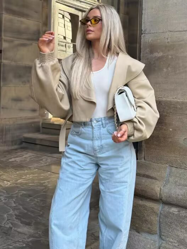 TFMLN Zarif Yaka Bombacı Ceket - Women'S Fashion Bomber Jacket incelemesi ve fiyatı