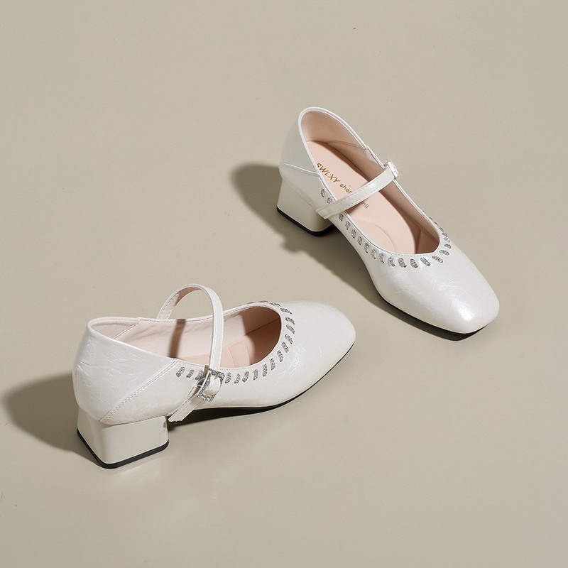 Gümüş Renkli Taşlı Mary Jane A - Women'S Fashion Spring Summer 2026 incelemesi ve fiyatı