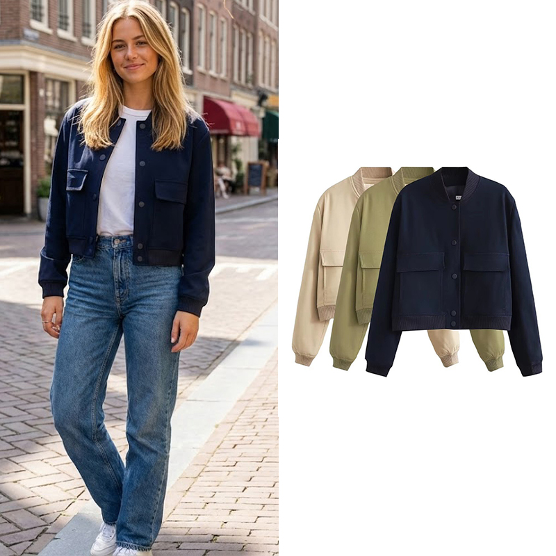 Willshela kadınlar moda katı b - Women'S Fashion Bomber Jacket incelemesi ve fiyatı