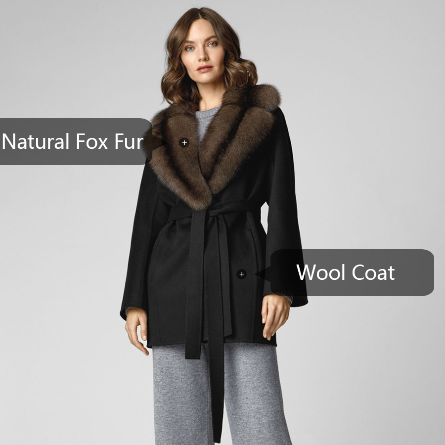 Doğal Tilki Kürkü Ceket, Düşük - Women'S Fashion Bomber Jacket incelemesi ve fiyatı