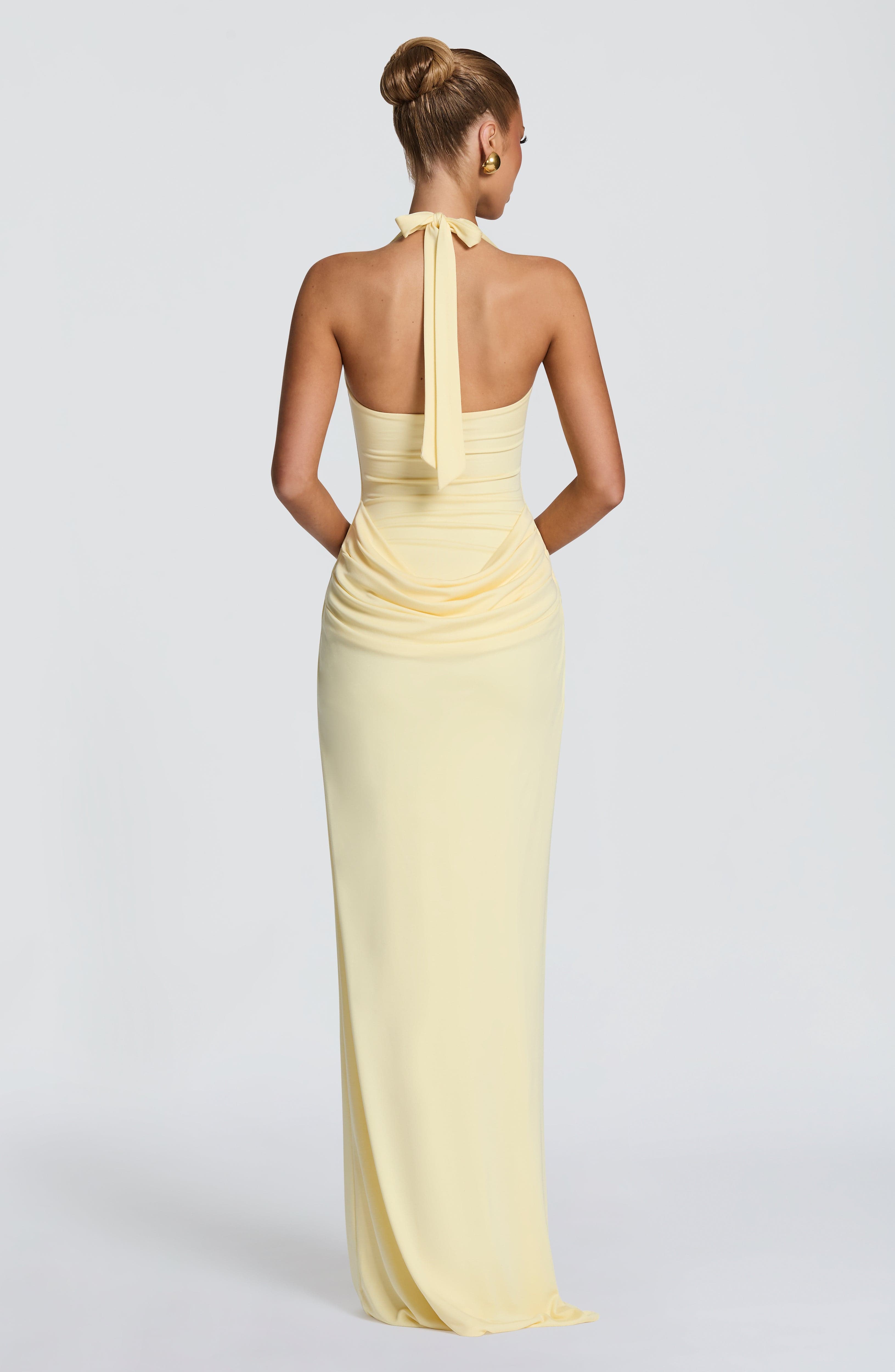 Halter Yaka Kare Kesim Maksi E - Bodycon Dress Women incelemesi ve fiyatı